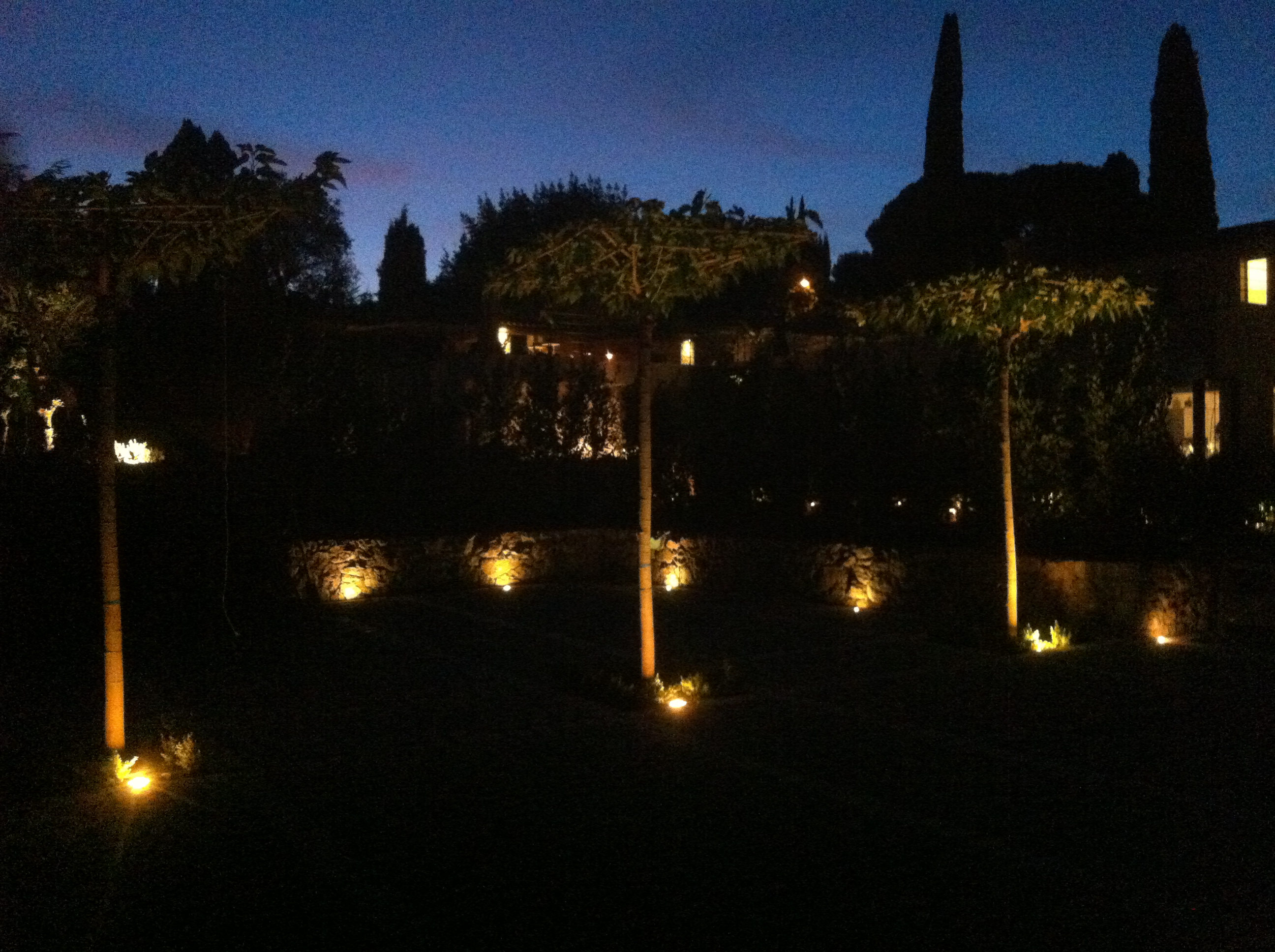 Éclairage jardin